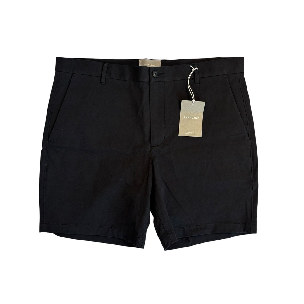Everlane Shorts‎ Mens 38 Black Performance Chino Preppy